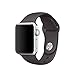 HuanlongTM New Soft Silicone Sport Style Replacement Iwatch Strap Band for Apple Wrist Watch Series 1 Series 2 (Cocoa 38mm M/L)