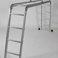 Aluminium Mehrzweckleiter Anlegeleiter Leiter 6in1