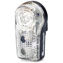 Planet Bike 3034-1 Blinky Superflash .5 Watt LED with 2 Red LED Tail Lights (Black/Clear Case)