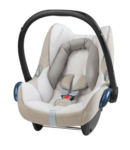 Maxi-Cosi 61705911 Cabriofix Kinderautositz Gruppe 0+ (bis 13 kg), ab der Geburt bis ca. 12 Monate, coloured Sand
