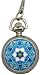 Aussergewöhnlich! Halsketten Umhängeuhr aus Edelstahl (43) mit Motiv-Sprungdeckel! (UVP 49.90)