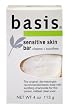 basis Sensitive Skin Bar, Cleans + Soothes, 4-Ounce Bars (Pack of 6)
