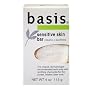 basis Sensitive Skin Bar, Cleans + Soothes, 4-Ounce Bars (Pack of 6)