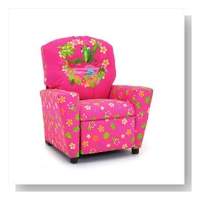 Jim Henson Dinosaur Train Tiny Cupholder Children's Recliner in Pink