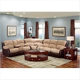 Kendall 3 Piece Microfiber Sectional Sofa