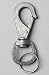 Brixton The Scroll Keychain in Antique Nickel,Accessories for Men