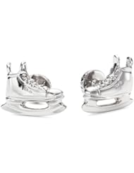 ROTENIER "Novelty" Sterling Silver Hockey Skate and Puck Cufflinks