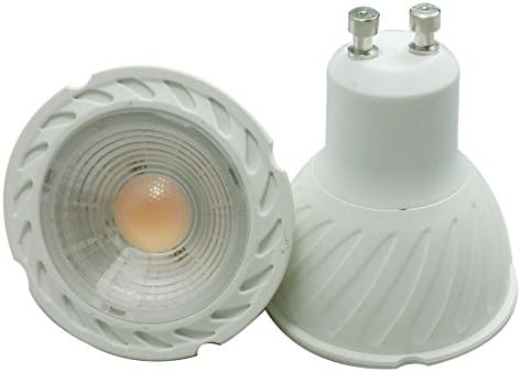 ELEDISON® LED Light Spot GU10 COB 5W 500LM Standard Size 50x60mm Equivalent Halogen Bulb 90° Dimmable Pure White 5500K Track Light Recessed LED Spot Pack of 6