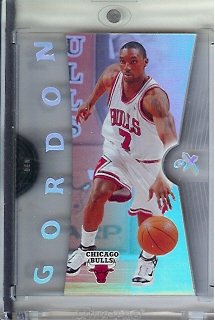 2006-07 Fleer E-X #5 Ben Gordon Basketball Card Chicago Bulls - Mint Condition - In Protective Display Case !