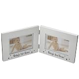 Double Frame Baby's 1st & 2nd Scan Sonogram Picture Baby Gift