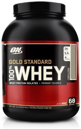 Optimum Nutrition Gold Standard 100% Whey Protein Powder Drink Mix Cookies and Cream 2270g by OPTIG