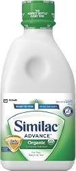 Similac Organic Infant Formula with Iron, Ready to Feed, 32-Fluid Ounces (Pack of 6)