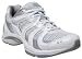 RYKA Women's K1093WWSL Studio Flex Low Shoe,White/Grey/Blue,6.5 M