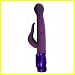 Rabbit Style Vibrator Silicone Wild Monk Purple