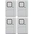 GE 45174 Magnetic Indoor Window Alarms, 4 Pack