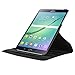 Samsung Galaxy Tab S2 9.7 Case,Dealgadgets 360 Degrees Slim Rotating Stand Leather Case Cover for Samsung Galaxy Tab S2 9.7-Inch Tablet (Black)