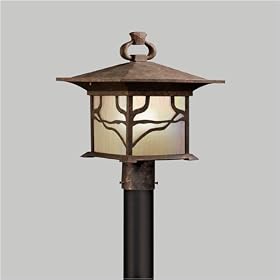 Distressed Copper 15 High Outdoor Post Light by Kichler
