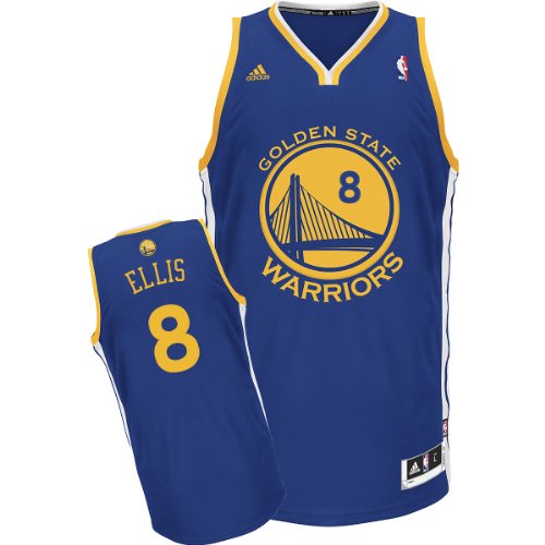 Adidas Golden State Warriors Monta Ellis Revolution 30 Swingman Road Jersey Large