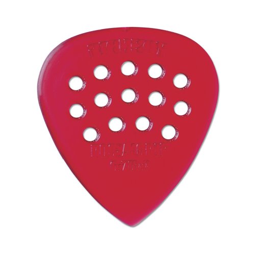 Pickboy Pos-a-Grip, Red, Polycarbonate, 0.70mm, 10 picks On Sale