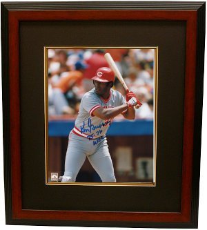 Ken Griffey, Sr. signed Cincinnati Reds 8x10 Photo 75 76 WSC Custom Framed