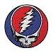 Grateful Dead Steal Your Face 3 1/2 Inch Music Embroidered Iron On Patch 1264