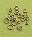 Vintage Groove Jump Rings: Antique Brass 120/Pkg.