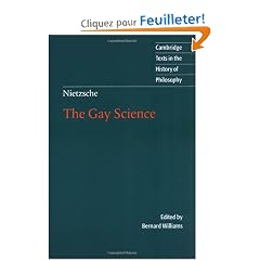 Nietzsche: The Gay Science: With a Prelude in German Rhymes and an Appendix of Songs
