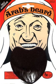 Imagen 2 de Arab Beard Black (accesorio de disfraz)