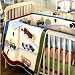 Sumersault Teddy Trucks 4 pc Crib Set