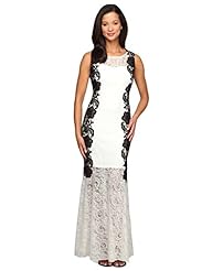 Nylon/Rayon Two-Toned Lace  Dress