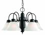 Design House 514455 Millbridge 5-Light Chandelier, 13.5-Inch by 22-Inch, Oil Rubbed Bronze