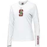Nike Stanford Cardinal Ladies White Classic Logo Long Sleeve T-shirt