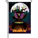 Witches Brew Halloween Decorative Flag