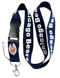NFL Chicago Bears Lanyard Neck Lanyard Keychain Holder Mp3 Camera Holder