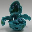 Bakugan B2 Bigger Brawlers LOOSE Single Figure Zephyroz (Green) Exedra