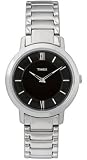 Women's Timex Bracelet-Style Black Dial Watch - Silver