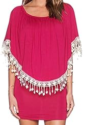 Spring Summer Winter  Checkered Print Polyester/Spandex Party Dress/Mini Dress  With Ruffles