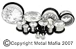 CLEAR GEM PRESSED SET SINGLE FLARE PLUG TUNNEL PSFGCL6 -6G