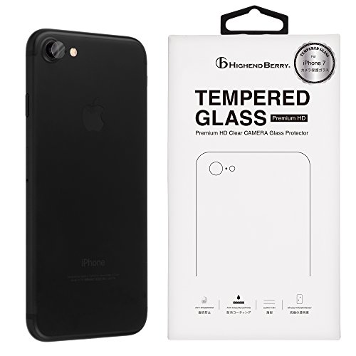 Highend berry iPhone7 カメラ 保護 ガラス アイフォン7 日本製 強化 ガラス フィルム 硬度9H （3枚セット）