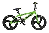 Rooster Big Daddy Neon Green BMX Bike with Black Sate-Lite Mags