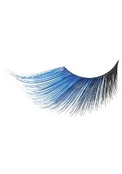 Blue/Black Extra Long Eyelashes (As Shown;One Size)