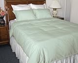 Microfiber Twin Mini Duvet Cover Set, Sage