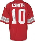Troy Smith Ohio State Buckeyes Autographed Red Custom Jersey