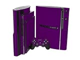 PlayStation 3 Skin (PS3) - NEW - POPPIN PURPLE system skins faceplate decal mod