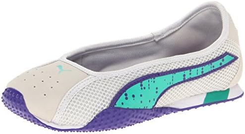 PUMA Asha Ballerina Fashion Sneaker (Toddler/Little Kid/big Kid),Vaporous Gray/Mint Leaf/Libert,12.5 M US Little Kid