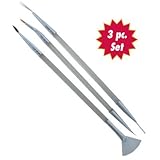 Debra Lynn Nail Art Brushes Double Sided 3 Piece Set (Pack of 3)