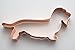 The Fussy Pup Wirehaired Dachshund Cookie Cutter 5 Inch Handcrafted in USA