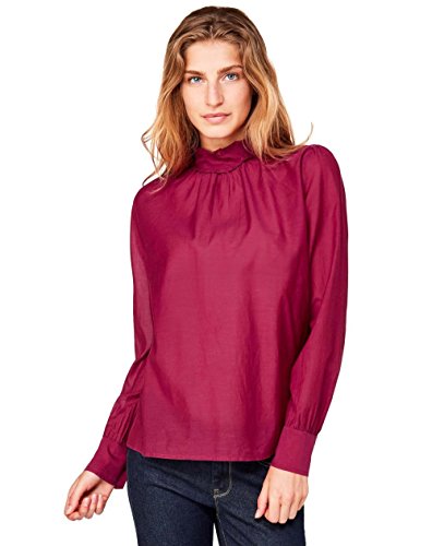 (ユナイテッドカラーズオブベネトン) UNITED COLORS OF BENETTON 襟フリル長袖ブラウス・シャツDDW2