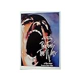 Professionally Framed Pink Floyd (Screaming Face, The Wall) Movie Music Poster - 11x14 with RichAndFramous Black Wood Frame