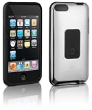 DLO 63044 HybridShell Tasche / Schutzhülle für Apple iPod Touch 2 Gen./3. Gen (inkl. Display- Schutzfolie) transparent/schwarz